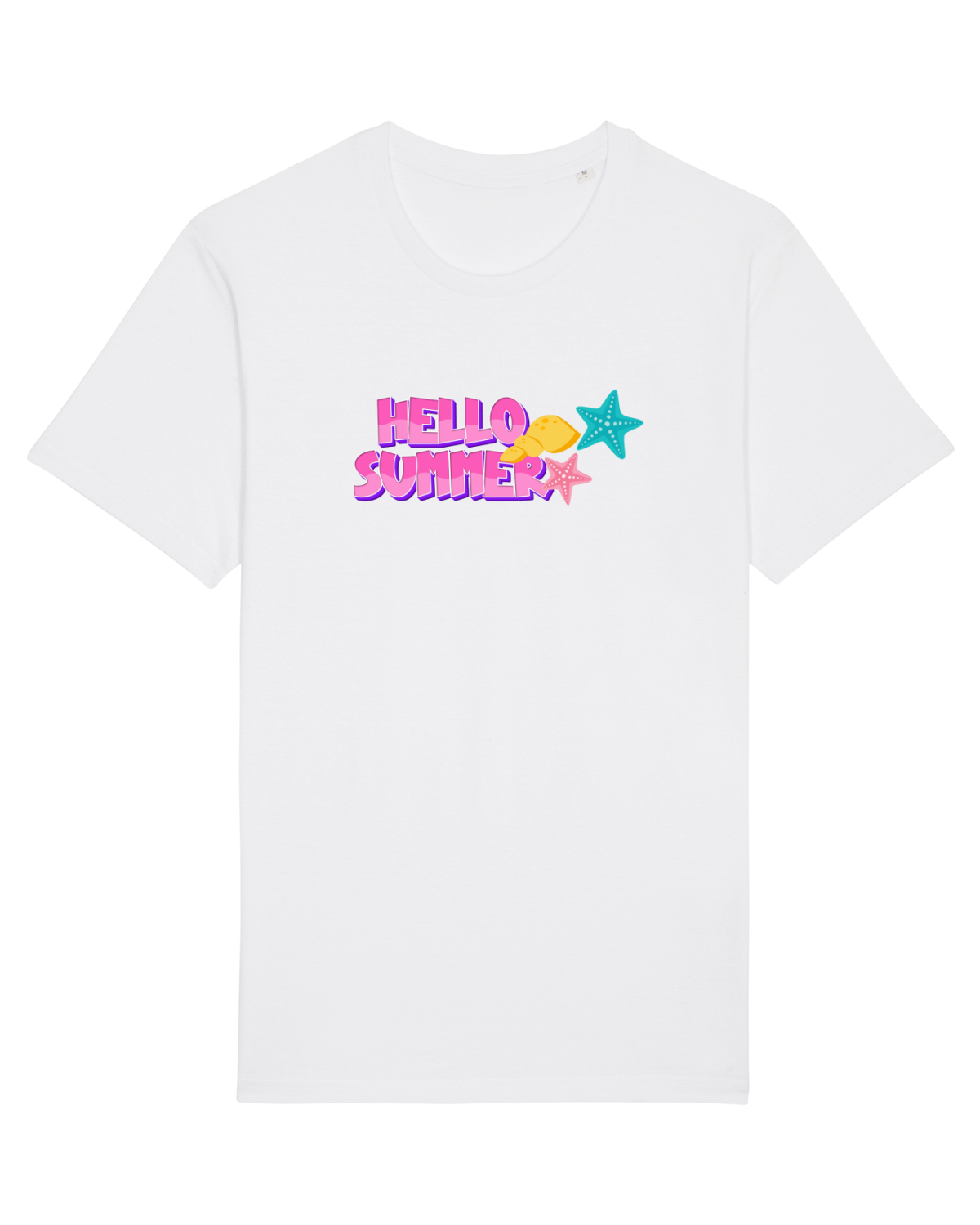 Tricou mânecă scurtă Unisex Rocker White