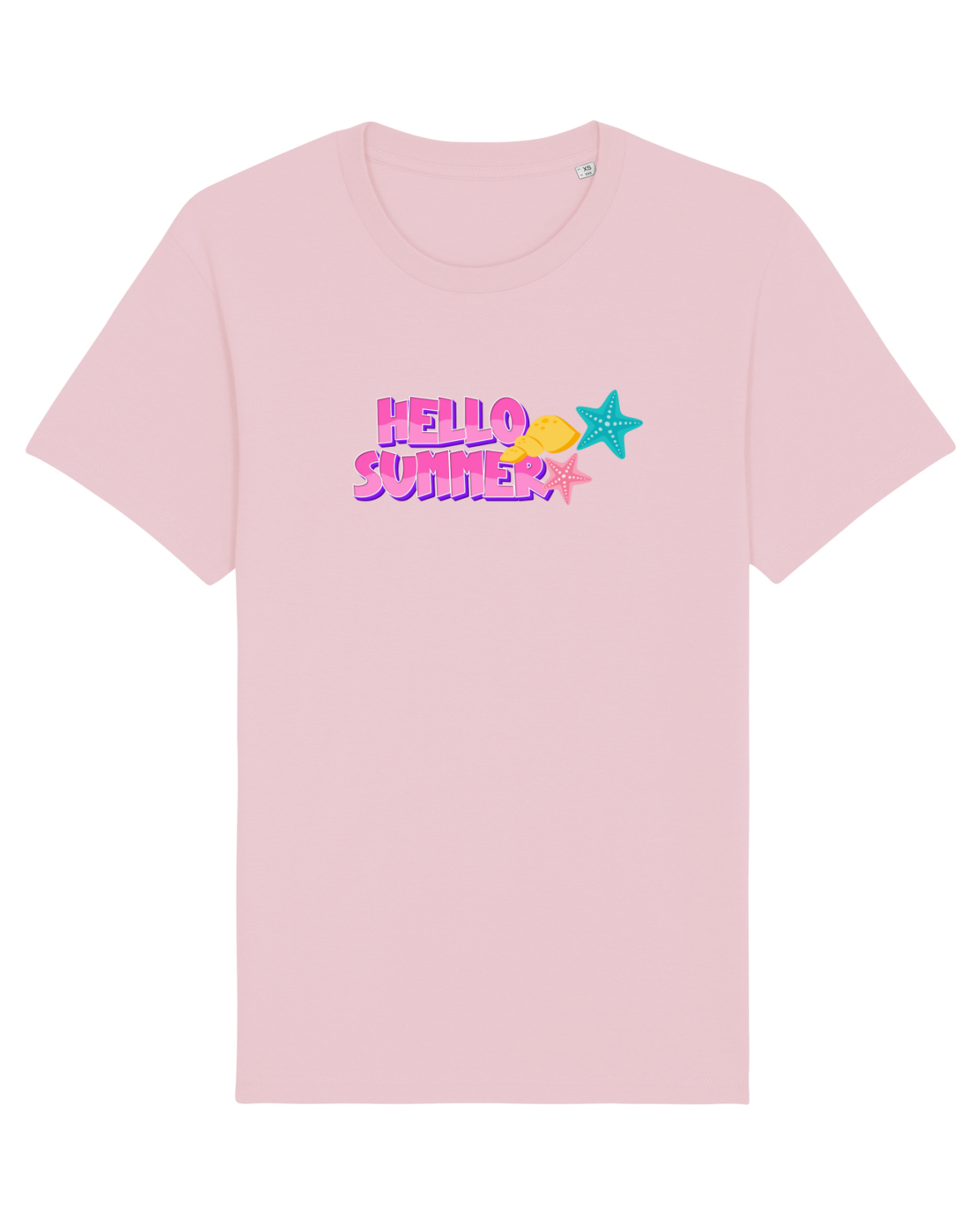 Tricou mânecă scurtă Unisex Rocker Cotton Pink