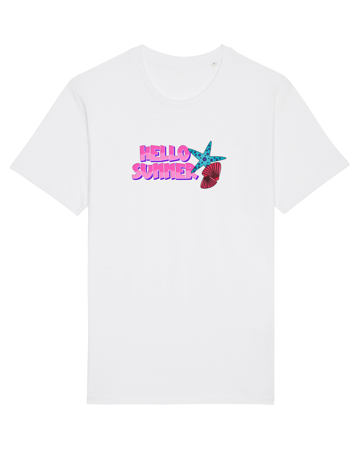 Tricou mânecă scurtă Unisex Rocker White