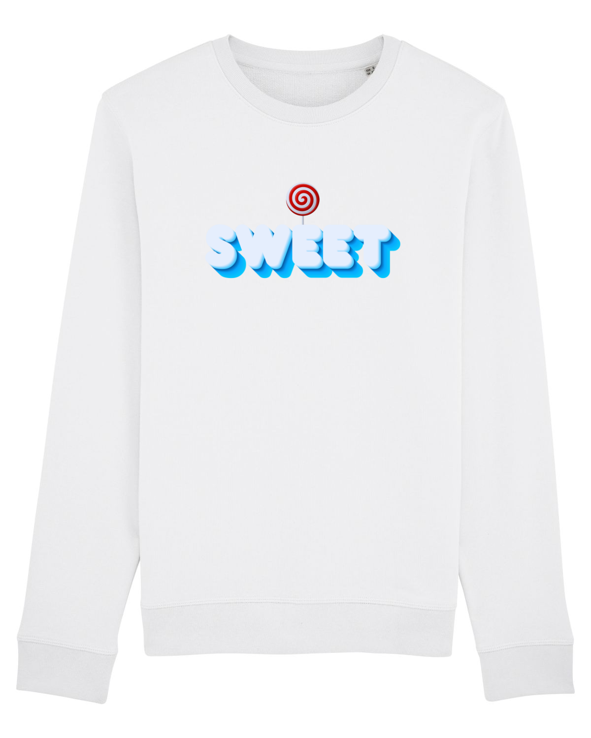 Bluză mânecă lungă Unisex Rise White