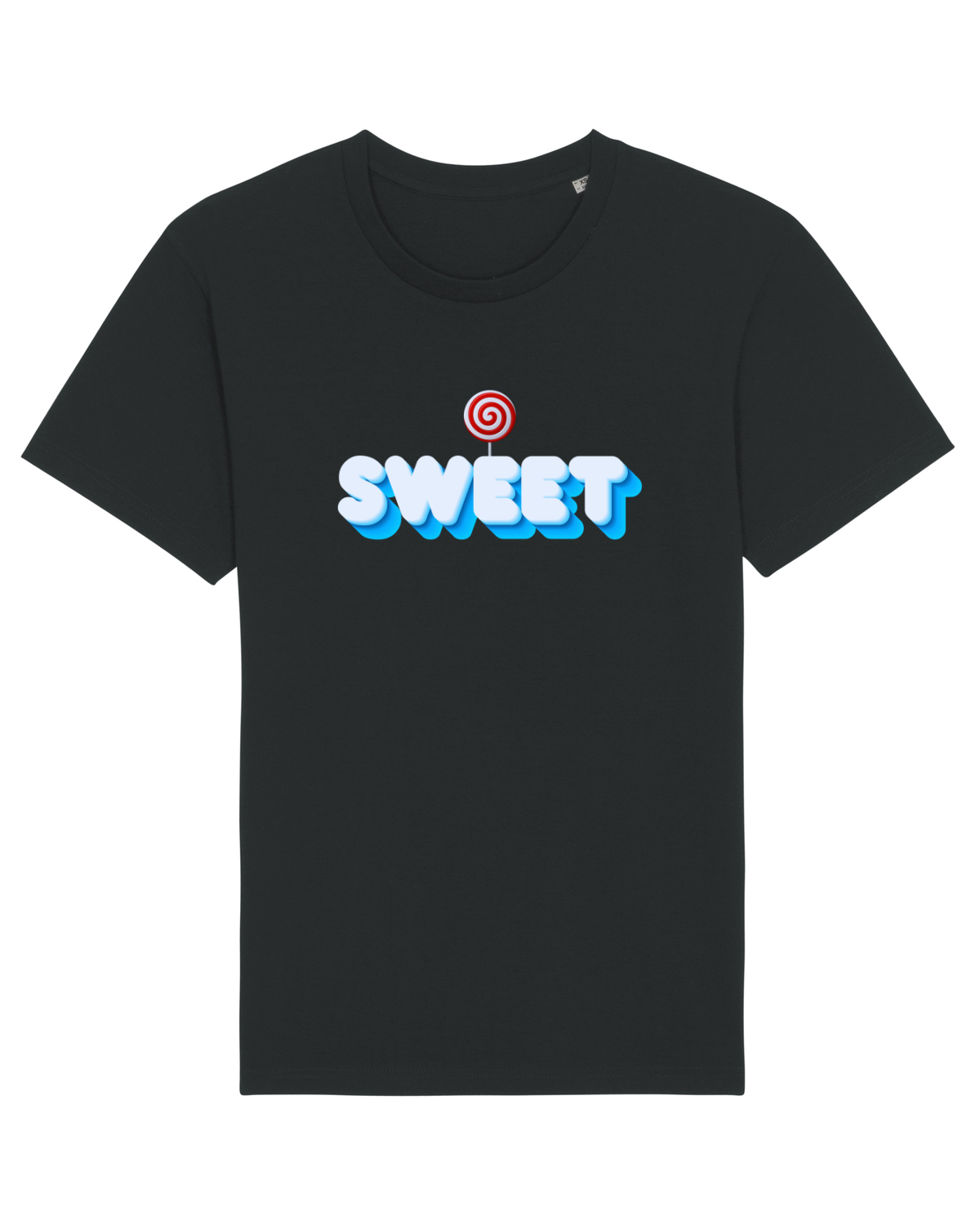 Tricou mânecă scurtă Unisex Rocker Black