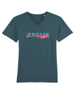 Summer vibes  Tricou mânecă scurtă guler V Bărbat Presenter