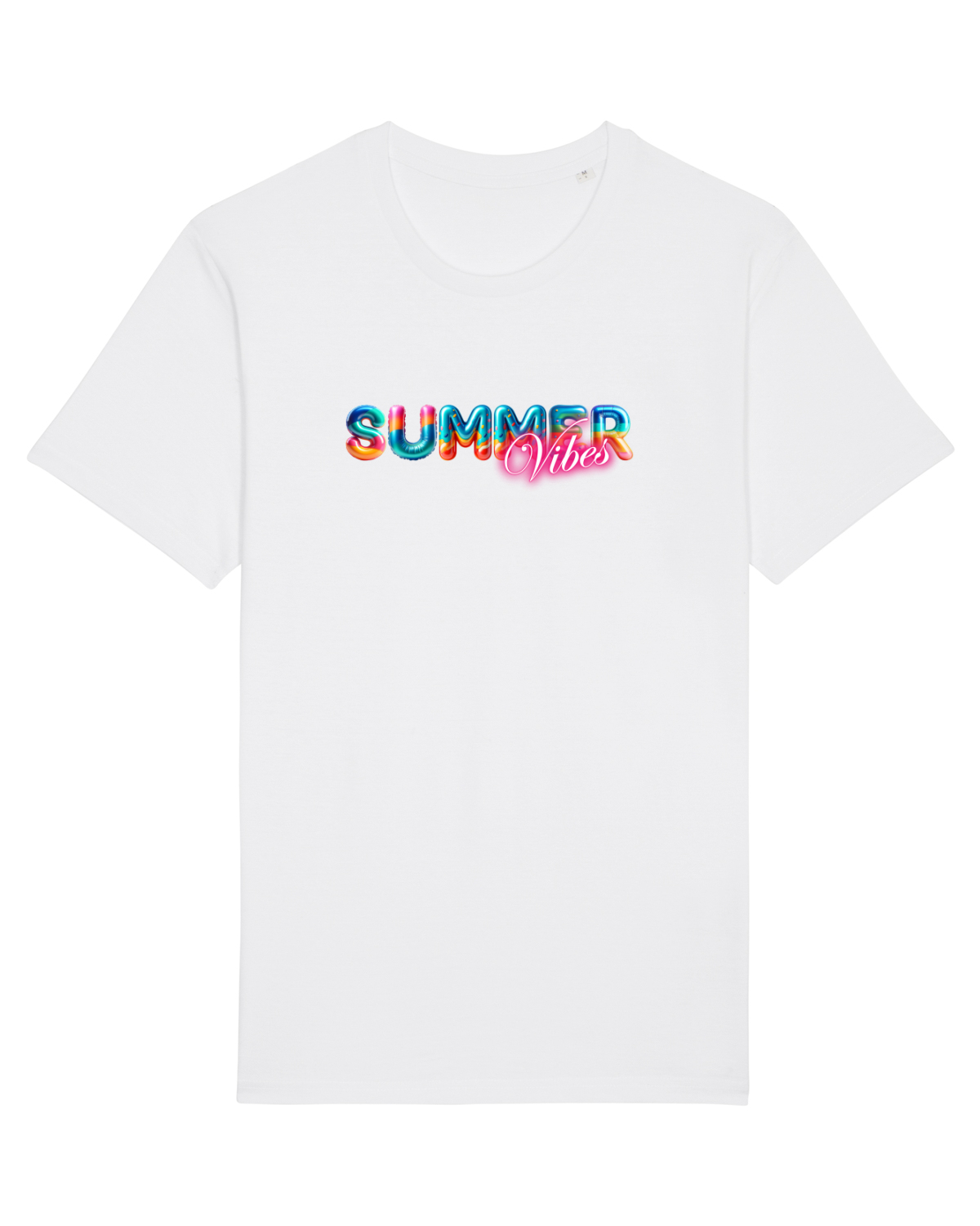 Tricou mânecă scurtă Unisex Rocker White