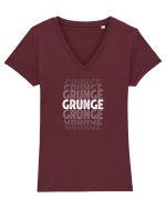 Grunge Tricou mânecă scurtă guler V Damă Evoker