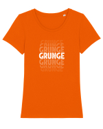 Grunge Tricou mânecă scurtă guler larg fitted Damă Expresser