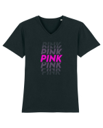 Pink Tricou mânecă scurtă guler V Bărbat Presenter