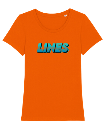 Lines Bright Orange