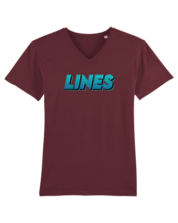 Lines Burgundy