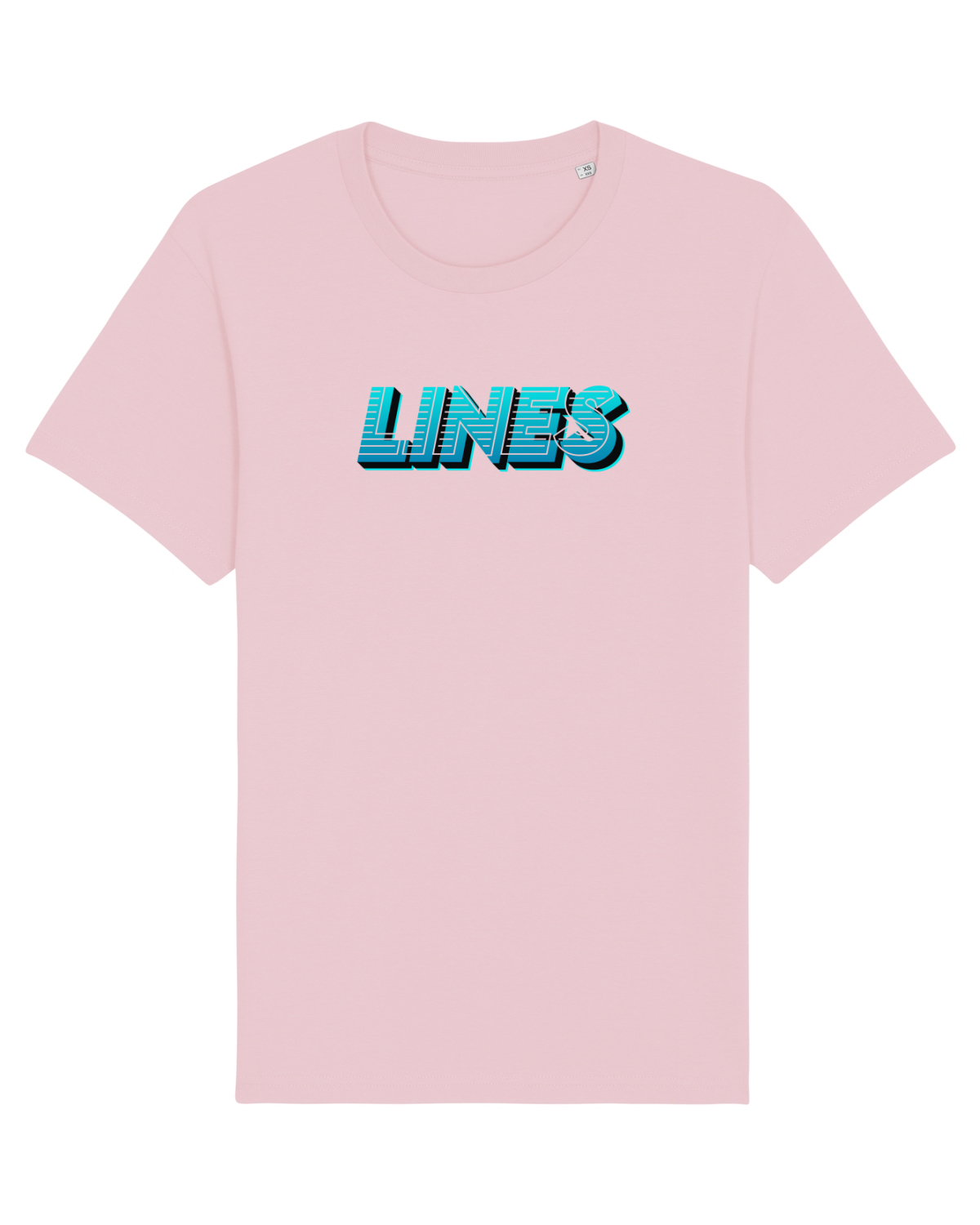 Tricou mânecă scurtă Unisex Rocker Cotton Pink