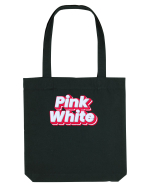 Pink white  Sacoșă textilă