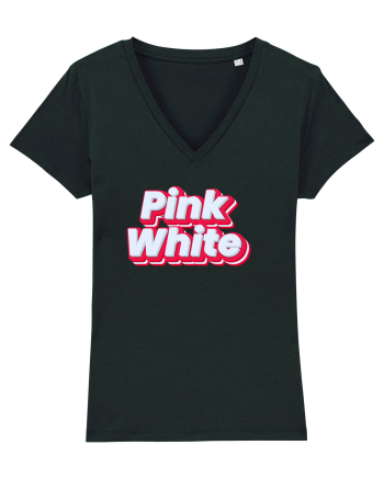 Pink white  Black