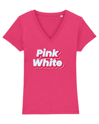 Pink white  Raspberry
