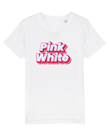 Pink white  White