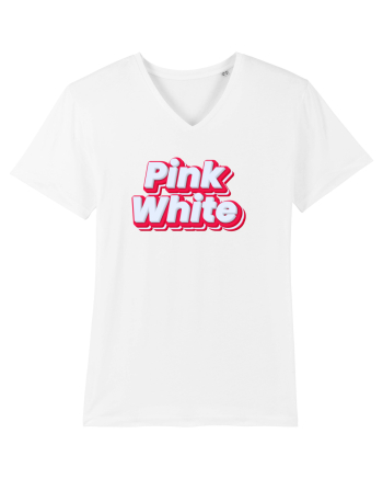 Pink white  White