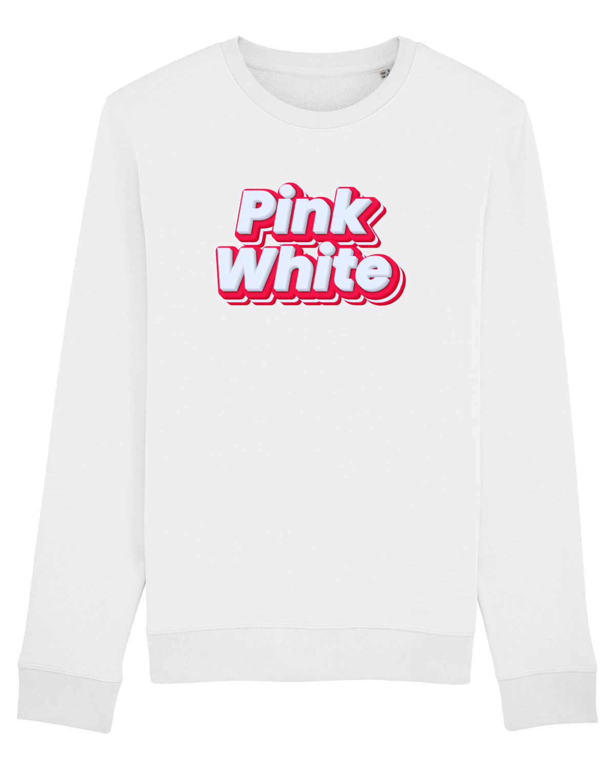 Bluză mânecă lungă Unisex Rise White