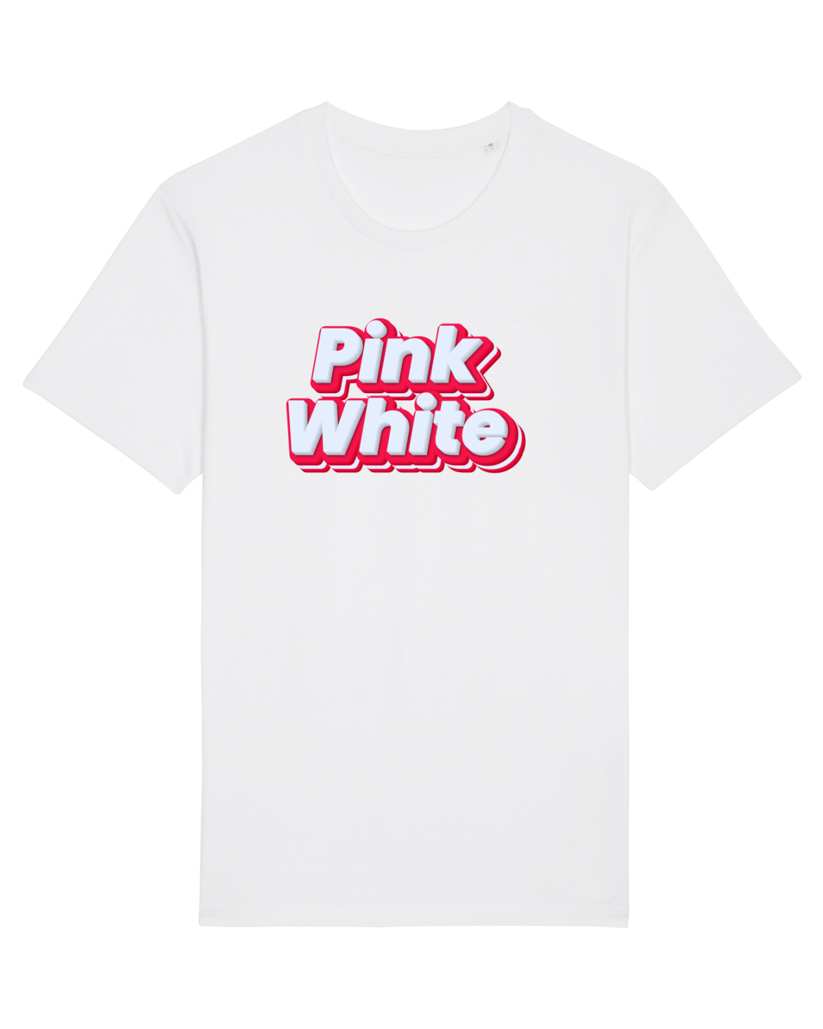 Tricou mânecă scurtă Unisex Rocker White