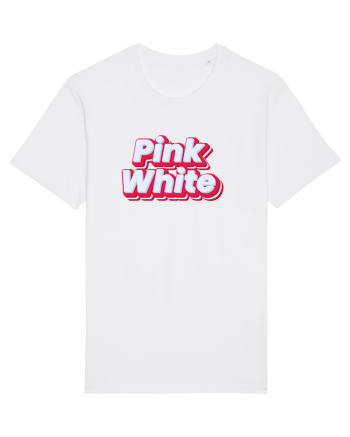 Pink white  White