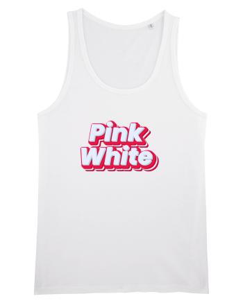 Pink white  White