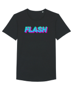 Flash Tricou mânecă scurtă guler larg Bărbat Skater