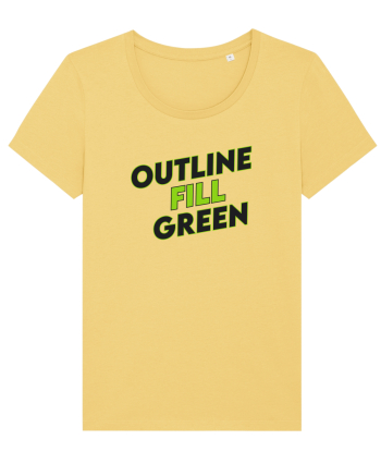 Outline fill green  Jojoba