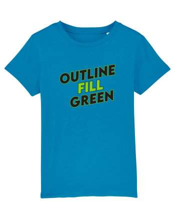 Outline fill green  Azur