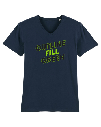 Outline fill green  French Navy