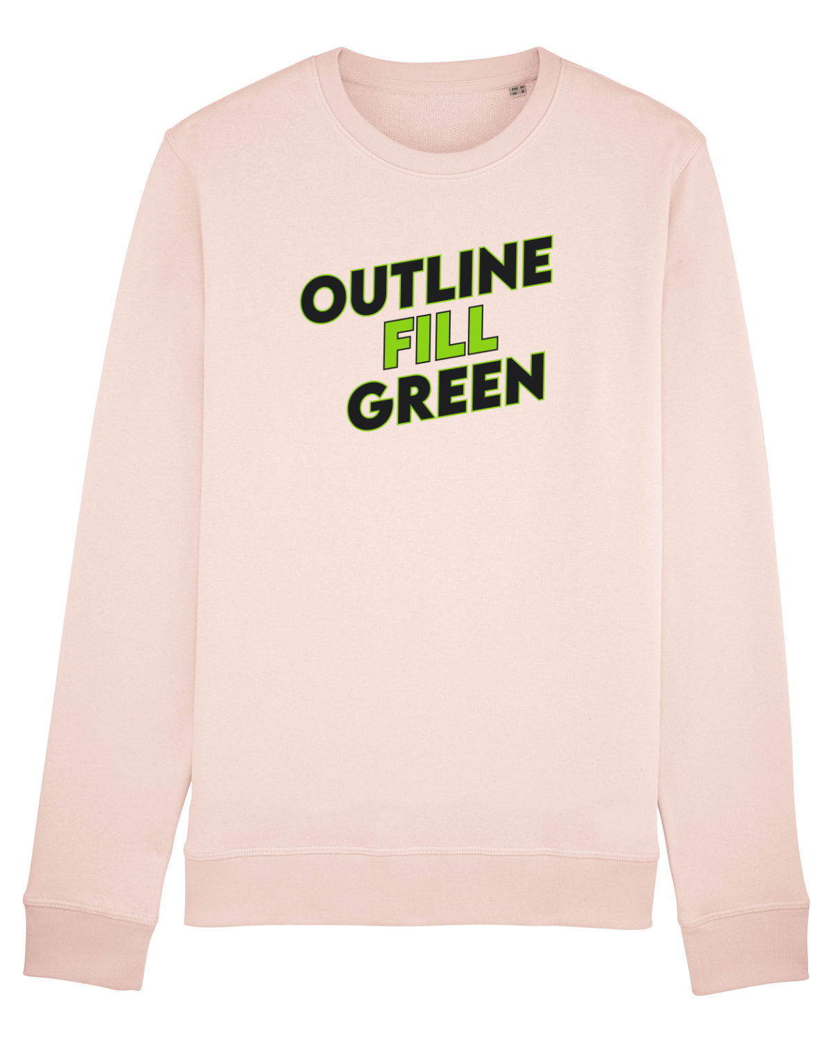 Bluză mânecă lungă Unisex Rise Candy Pink