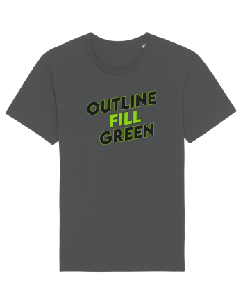 Outline fill green  Anthracite