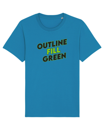 Outline fill green  Azur