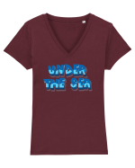 Under the sea Tricou mânecă scurtă guler V Damă Evoker