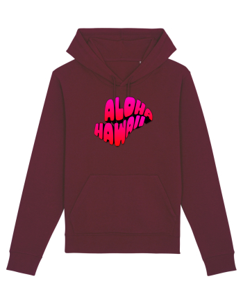 Aloha Hawaii  Burgundy