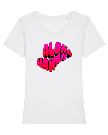 Aloha Hawaii  White