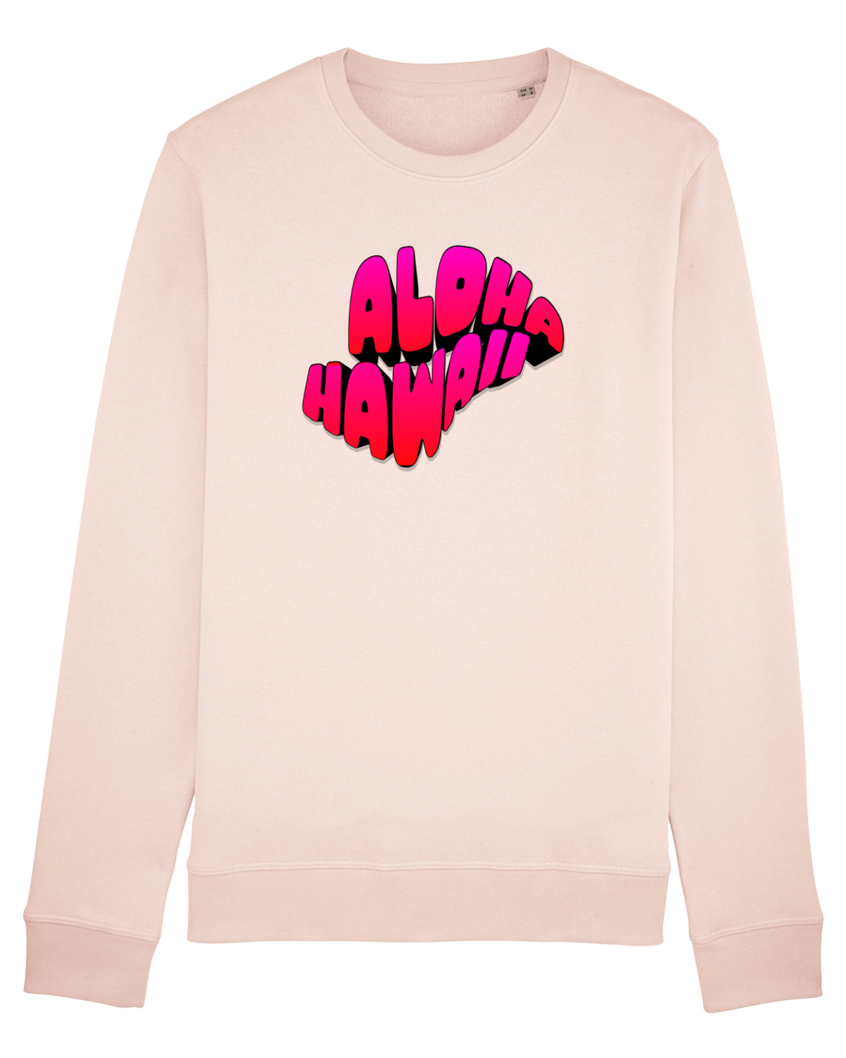 Bluză mânecă lungă Unisex Rise Candy Pink