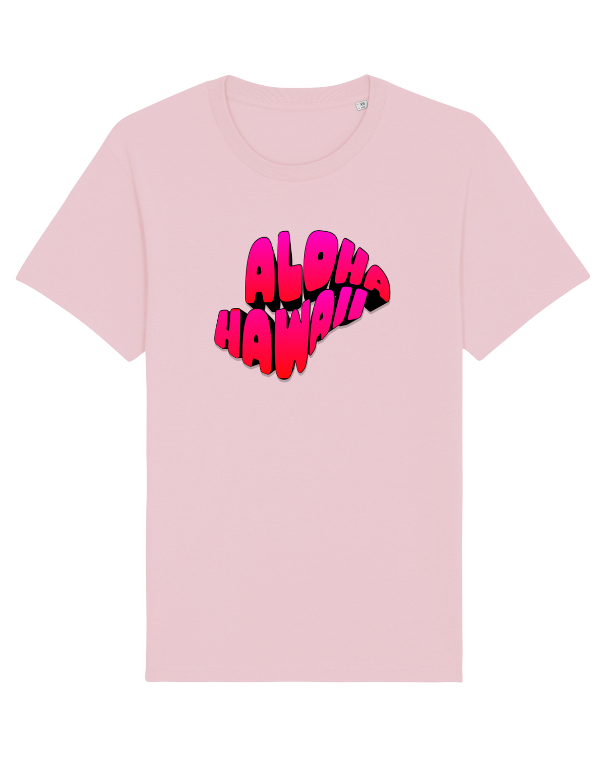 Tricou mânecă scurtă Unisex Rocker Cotton Pink