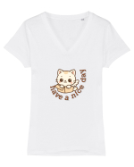 Have a nice day Tricou mânecă scurtă guler V Damă Evoker