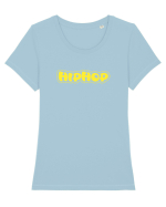 Hiphop Tricou mânecă scurtă guler larg fitted Damă Expresser