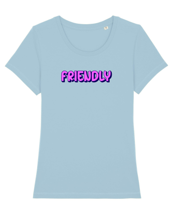 Friendly  Sky Blue