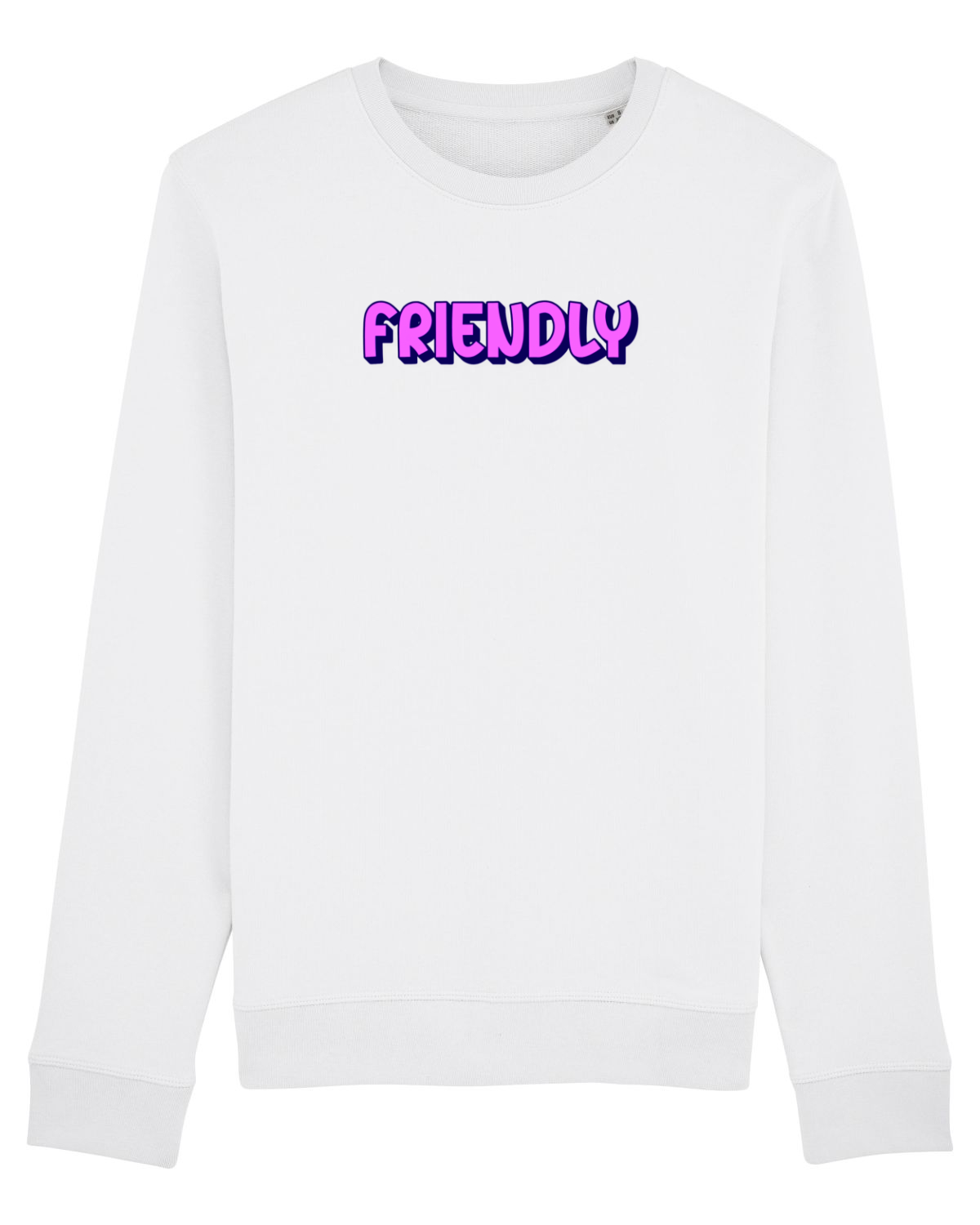 Bluză mânecă lungă Unisex Rise White