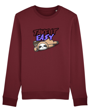 Take IT easy  Burgundy