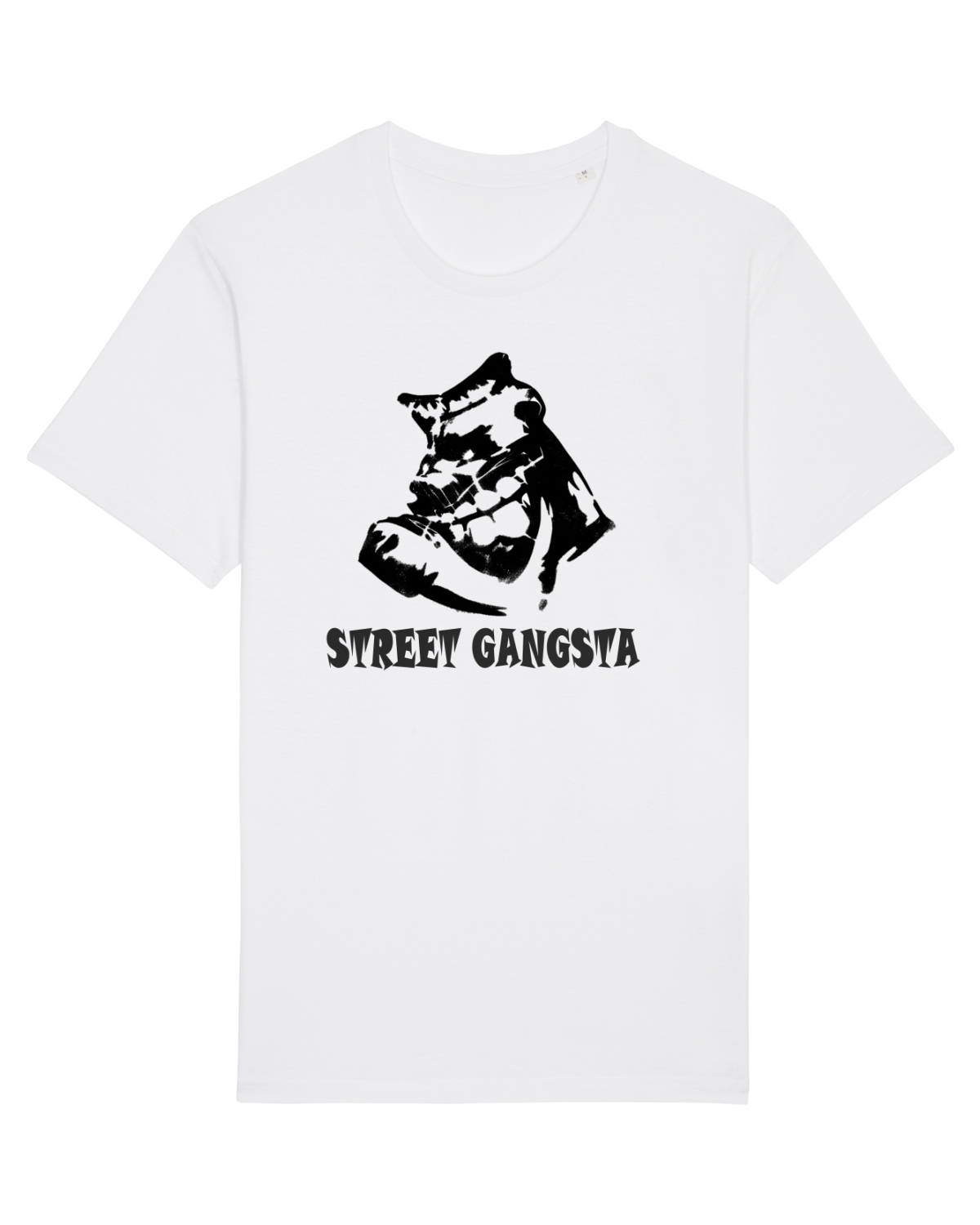 Tricou mânecă scurtă Unisex Rocker White