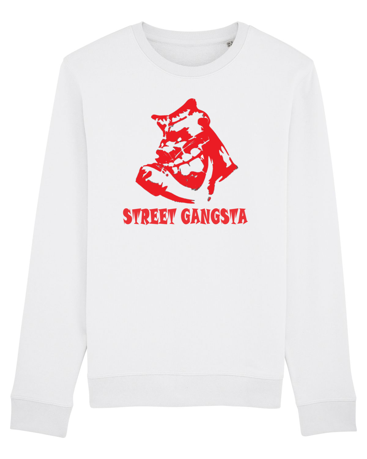 Bluză mânecă lungă Unisex Rise White