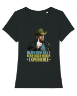 Chuck Norris Tribute RIP Tricou mânecă scurtă guler larg fitted Damă Expresser