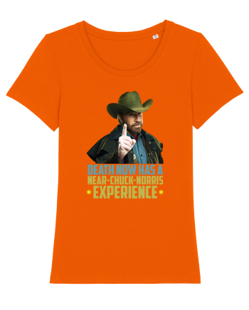 Chuck Norris Tribute RIP Bright Orange