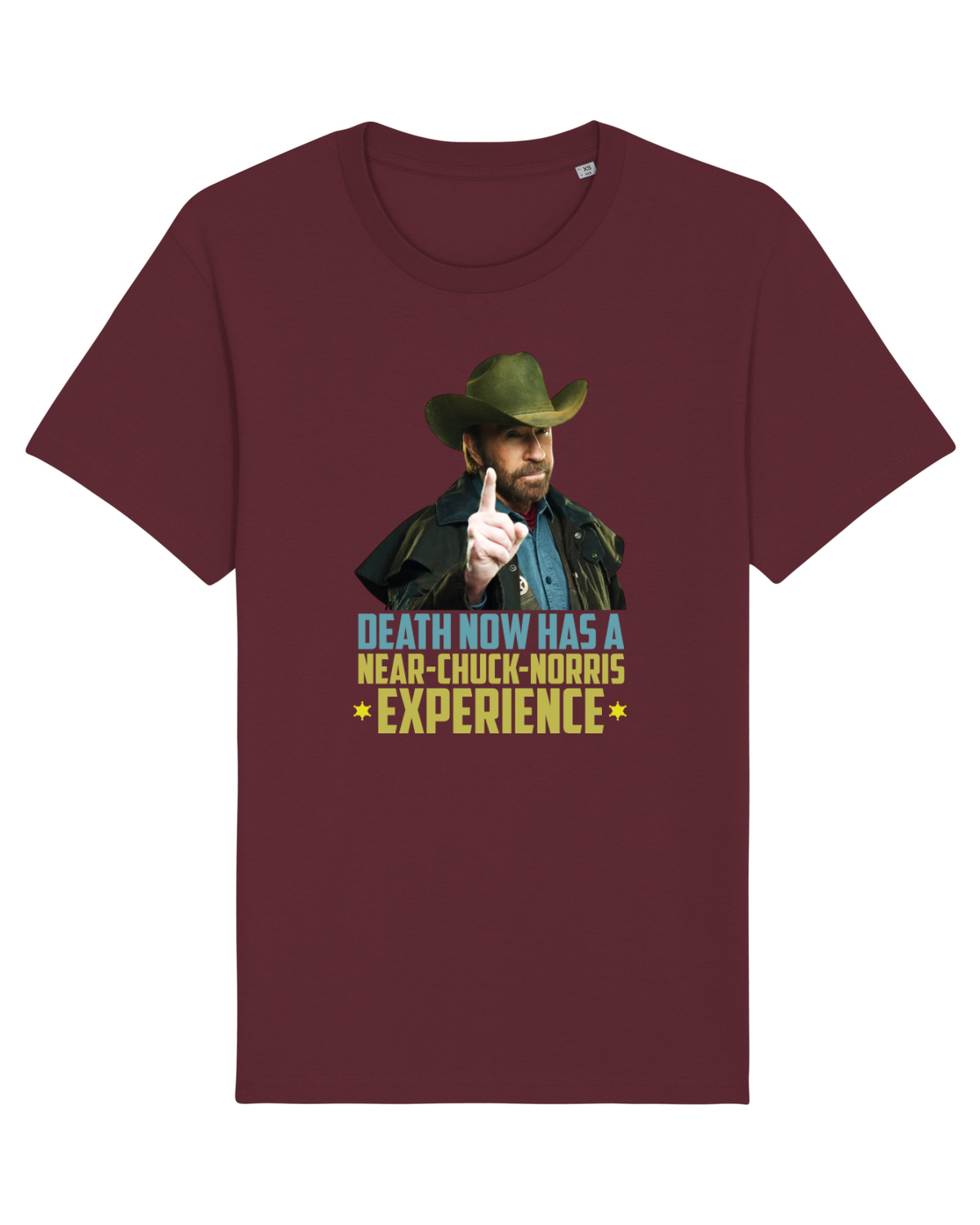 Tricou mânecă scurtă Unisex Rocker Burgundy