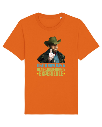Chuck Norris Tribute RIP Bright Orange