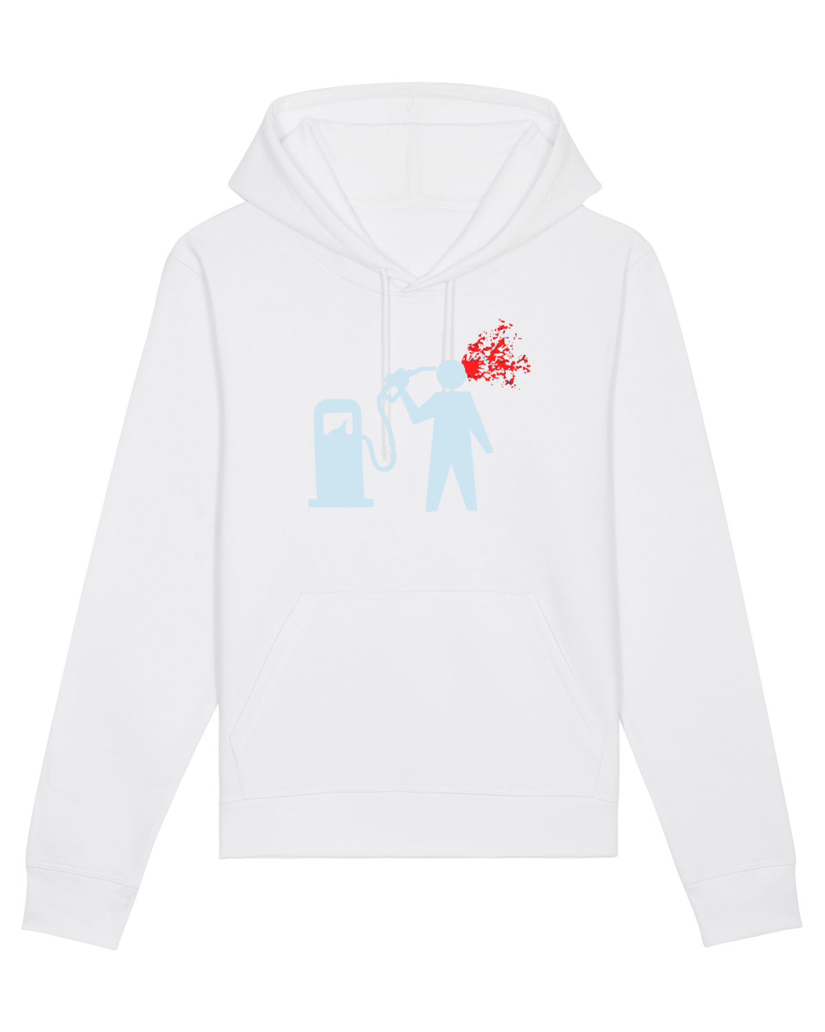 Hanorac Unisex Drummer White