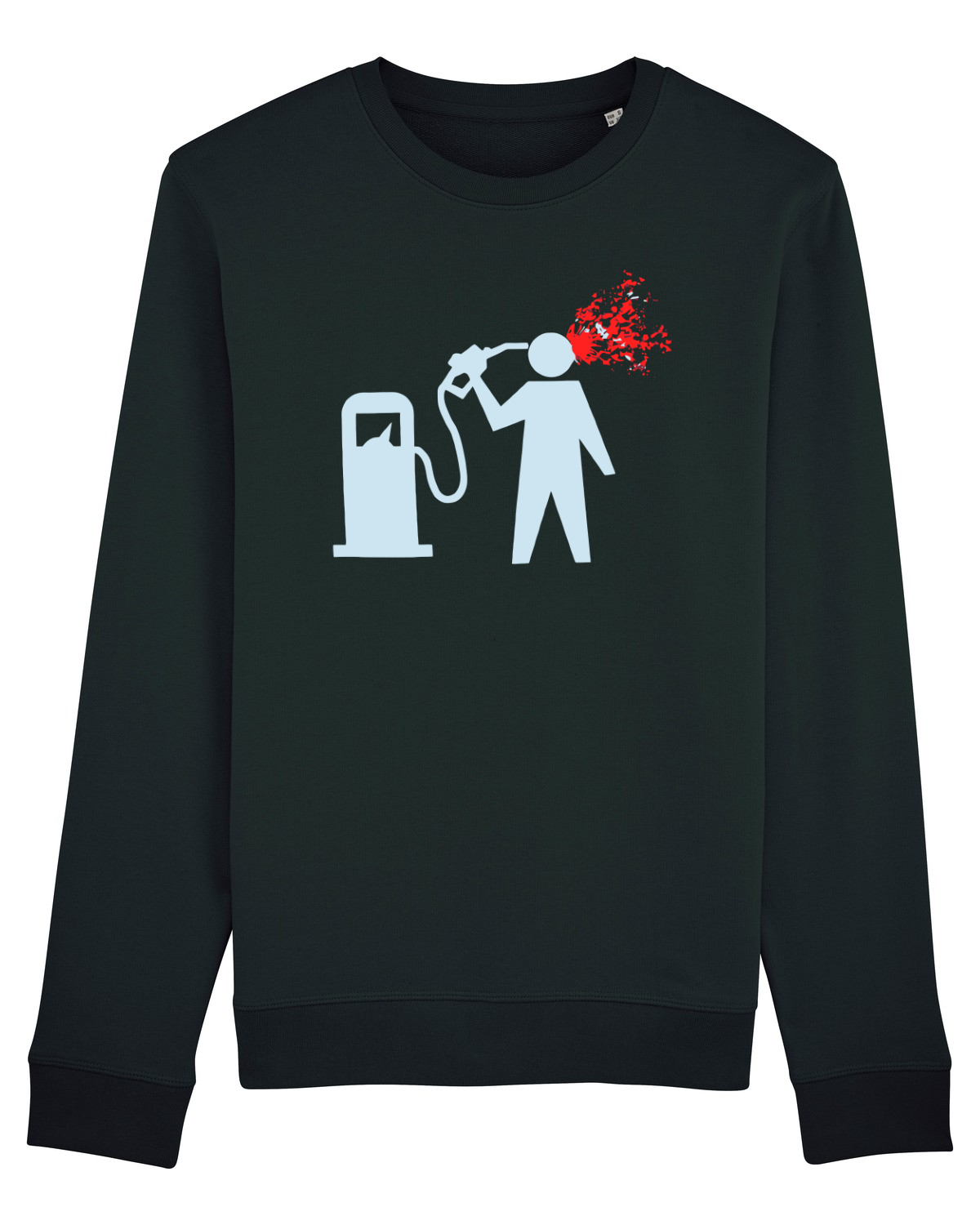 Bluză mânecă lungă Unisex Rise Black