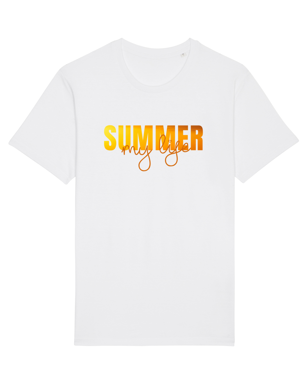Tricou mânecă scurtă Unisex Rocker White