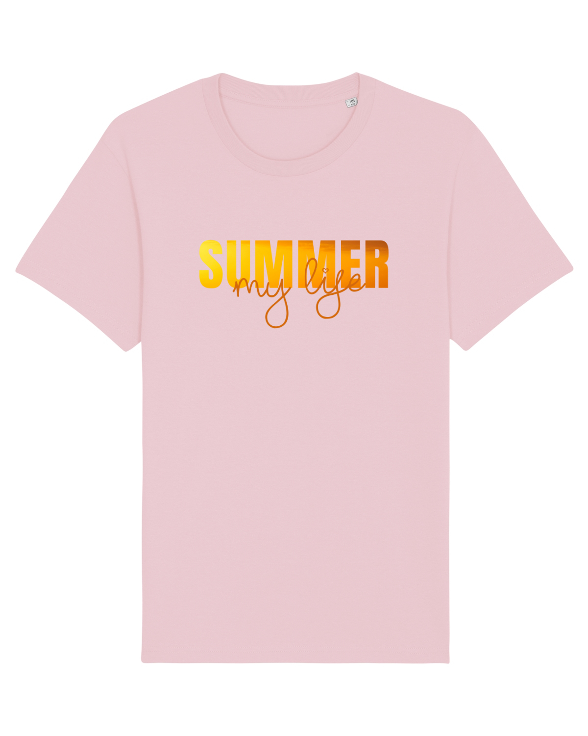 Tricou mânecă scurtă Unisex Rocker Cotton Pink