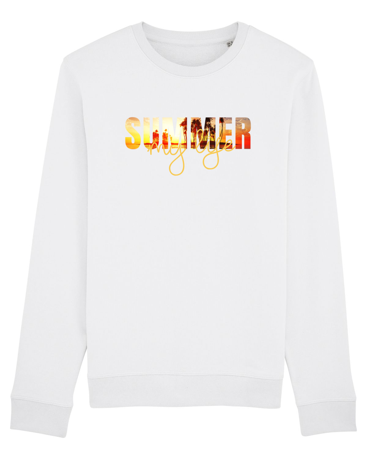 Bluză mânecă lungă Unisex Rise White